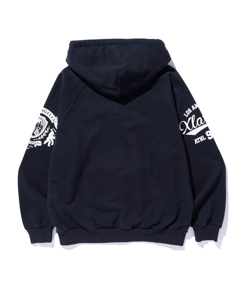 XLARGE（エクストララージ）の「RAGLAN ZIP UP HOODED SWEATSHIRT