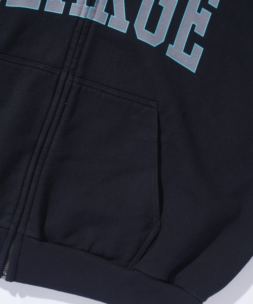 XLARGE(エクストララージ)の「RAGLAN ZIP UP HOODED SWEATSHIRT(パーカー・メンズ・ブラック/グリーン/ネイビー・XL/L/M/S)」の14枚目の写真