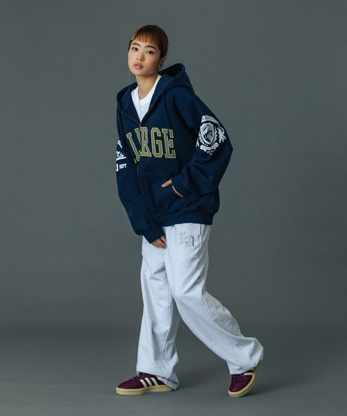 RAGLAN ZIP UP HOODED SWEATSHIRT（パーカー）｜XLARGE（エクストラ