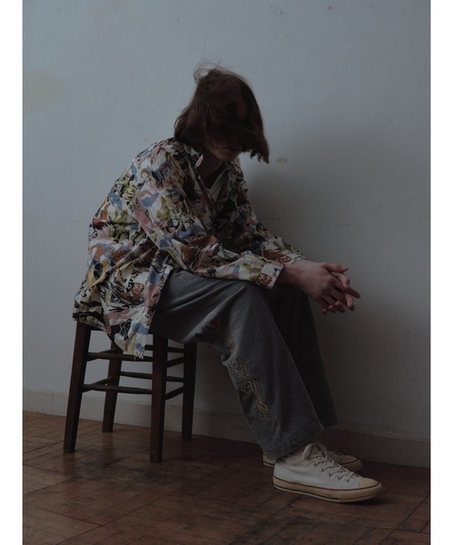 TOWNCRAFT(タウンクラフト)の「TOWN CRFAFT タウンクラフト / PAJAMA PRINTED JACKET パジャマジャケット(その他アウター・メンズ・グリーン/その他1/ブルー・LARGE/MEDIUM)」の22枚目の写真