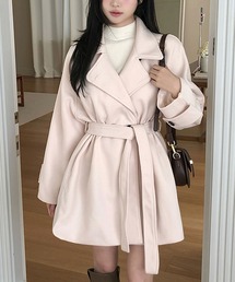 Girly Doll（ガーリードール）の「2wayネックミドルコート（ダッフルコート）」