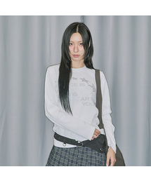 ODD STUDIO（オッドスタジオ）の「スタープリケワッフルロングスリーブ - OFF WHITE（Tシャツ/カットソー）」