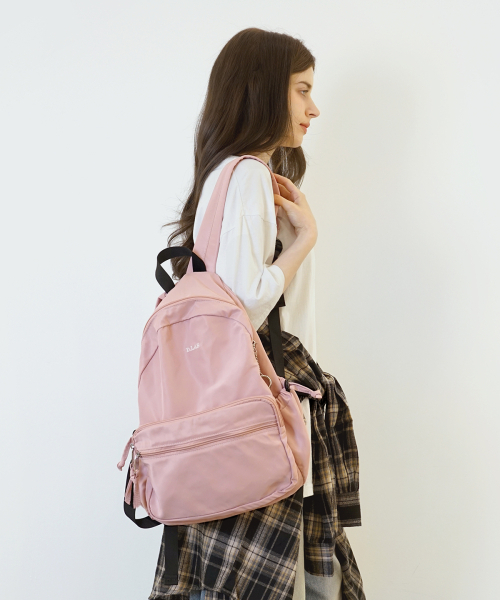 D.LAB(ディラップ)の「ペグバックパック - ピンク + オリングキーホルダープレゼント(バックパック/リュック・レディース・その他・FREE)」の2枚目の写真