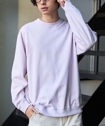 coen | クリーンプラスリブロングスリーブTシャツ【抗菌防臭、防汚（食品汚れ）、UVカット 】(Tシャツ/カットソー)