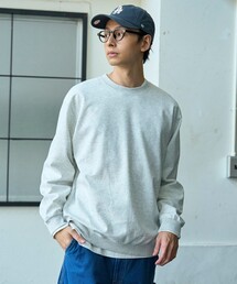 クリーンプラスリブロングスリーブTシャツ【抗菌防臭、防汚（食品汚れ）、UVカット 】