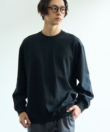 クリーンプラスリブロングスリーブTシャツ【抗菌防臭、防汚(食品汚れ)、UVカット 】