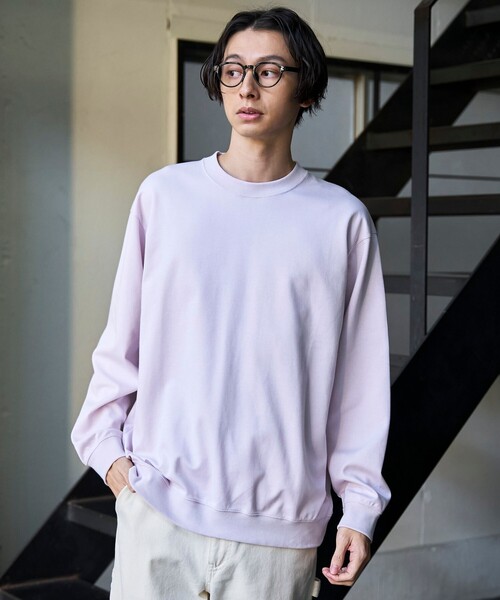 coen（コーエン）の「クリーンプラスリブロングスリーブTシャツ【抗菌防臭、防汚（食品汚れ）、UVカット 】（Tシャツ/カットソー・メンズ・ホワイト/ライトグレー/ブラック/ピンク・S/M/L/XL）」の21枚目の写真