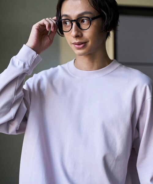 coen（コーエン）の「クリーンプラスリブロングスリーブTシャツ【抗菌防臭、防汚（食品汚れ）、UVカット 】（Tシャツ/カットソー・メンズ・ホワイト/ライトグレー/ブラック/ピンク・S/M/L/XL）」の18枚目の写真