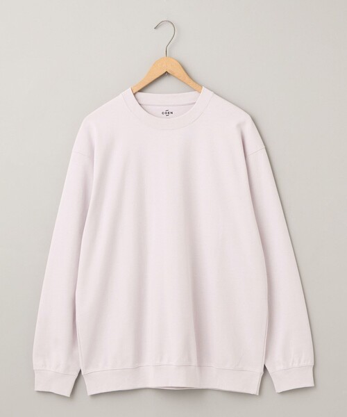 coen（コーエン）の「クリーンプラスリブロングスリーブTシャツ【抗菌防臭、防汚（食品汚れ）、UVカット 】（Tシャツ/カットソー・メンズ・ホワイト/ライトグレー/ブラック/ピンク・S/M/L/XL）」の7枚目の写真