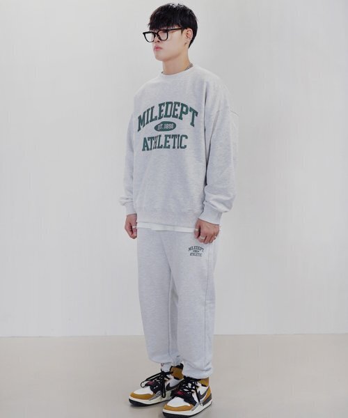 THE MILE（ザマイル）の「MILE DEPT  SWEAT MTM [OATMEAL]（スウェット・メンズ・その他・S/M/L/XL）」の5枚目の写真