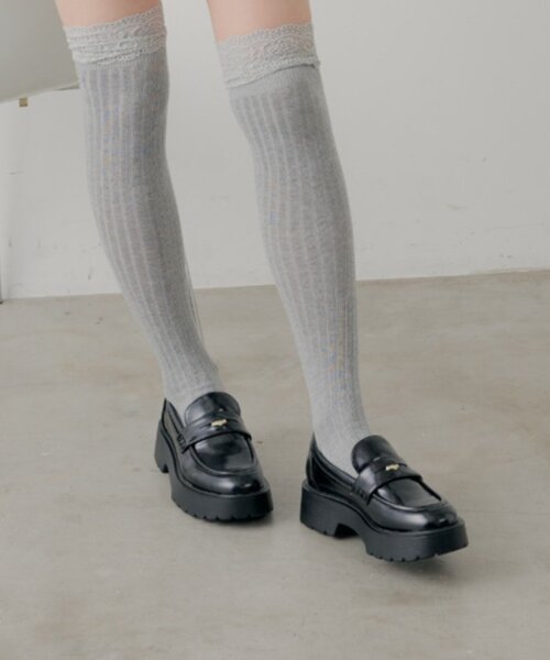 Chico（チコ）の「厚底コインローファー（その他シューズ・レディース・ブラック/ブラウン/ベージュ・SMALL/MEDIUM/LARGE）」の13枚目の写真