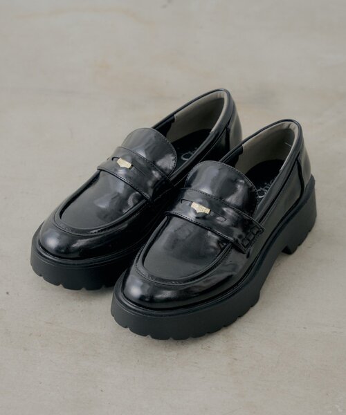 Chico（チコ）の「厚底コインローファー（その他シューズ・レディース・ブラック/ブラウン/ベージュ・SMALL/MEDIUM/LARGE）」の10枚目の写真