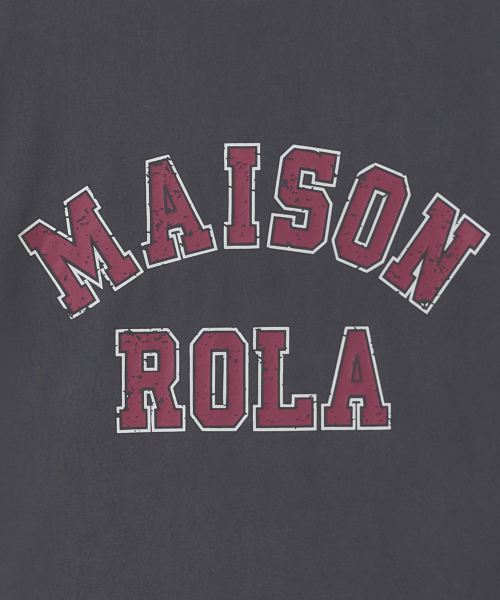 ROLAROLA(ロラロラ)の「MAISON DE ROLA PIGMENT T-SHIRT CHARCOAL(Tシャツ/カットソー・レディース・その他・FREE)」の2枚目の写真