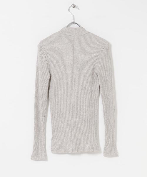 かぐれ（カグレ）の「ヤクコットンハイネックカットソー（Tシャツ/カットソー・レディース・ナチュラル/チャコールグレー・FREE）」の21枚目の写真