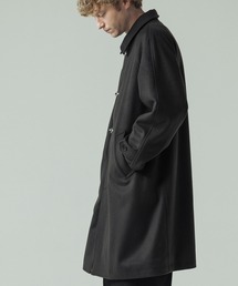 SLICK | 【ZOZO限定】 SLICK/スリック Wool Mossa Fireman Balmacaan Coat/ウールモッサ メルトンファイヤーマン バルマカーンコート(ステンカラーコート)