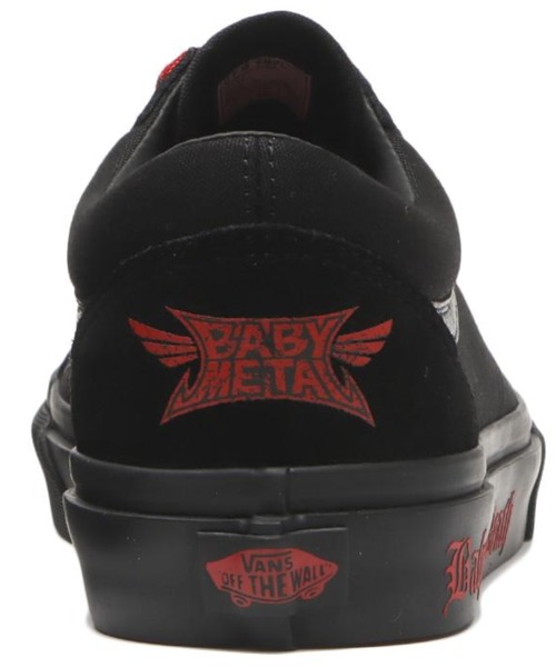 VANS ヴァンズ OLD SKOOL オールドスクール V36CF BABYMETAL BLACK/RED 