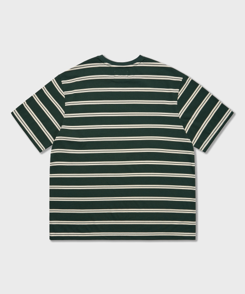 AMFEAST(アンフィースト)の「シーメンストライプポケットTシャツグリーン(Tシャツ/カットソー・メンズ・その他・LARGE/X-LARGE/MEDIUM)」の2枚目の写真