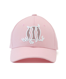 Monkey Flower（モンキーフラワー）の「共用 M エンブレムボールキャップ/MS0ACPO3U ピンク（キャップ）」