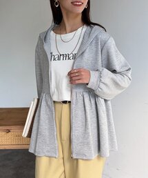 Chez toi（シェトワ）の「ダンボールペプラムパーカー（パーカー）」