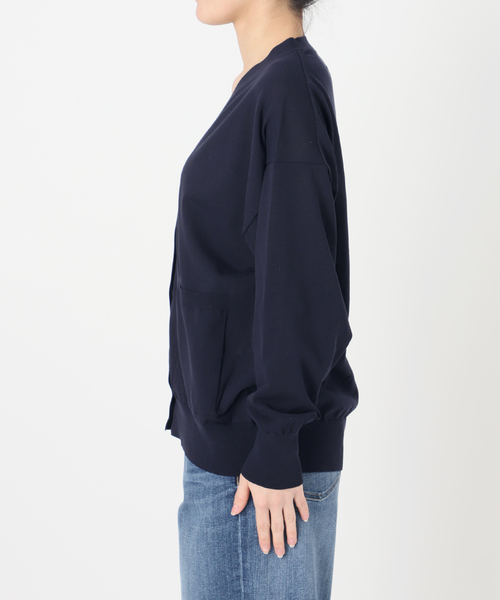 Spick & Span（スピックアンドスパン）の「《追加》コットンハイゲージカーディガン（カーディガン/ボレロ・レディース・ピンク系その他/ホワイト/ネイビー・FREE）」の16枚目の写真