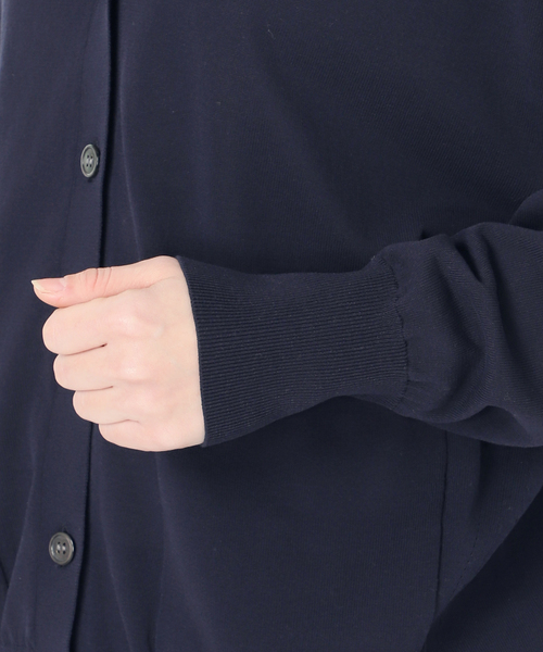 Spick & Span（スピックアンドスパン）の「《追加》コットンハイゲージカーディガン（カーディガン/ボレロ・レディース・ピンク系その他/ホワイト/ネイビー・FREE）」の21枚目の写真