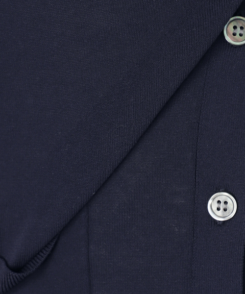 Spick & Span（スピックアンドスパン）の「《追加》コットンハイゲージカーディガン（カーディガン/ボレロ・レディース・ピンク系その他/ホワイト/ネイビー・FREE）」の4枚目の写真