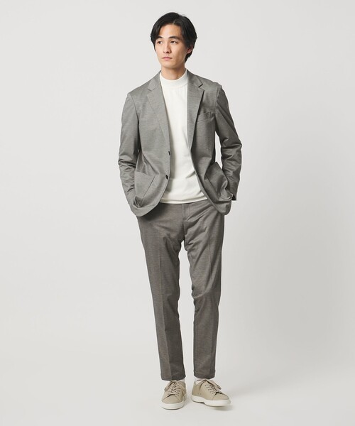 UNITED ARROWS(ユナイテッドアローズ)の「モックロディ 2ボタン テーラードジャケット UA COZY ウォッシャブル ストレッチ(テーラードジャケット・メンズ・ネイビー/グレー系・S/XXL/XL/L/M)」の3枚目の写真