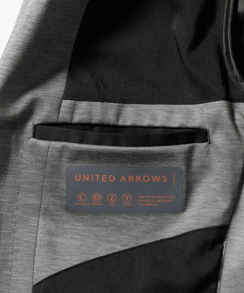 UNITED ARROWS（ユナイテッドアローズ）の「モックロディ 2ボタン テーラードジャケット UA COZY ウォッシャブル ストレッチ（テーラードジャケット・メンズ・ネイビー/グレー系・S/XXL/XL/L/M）」の13枚目の写真