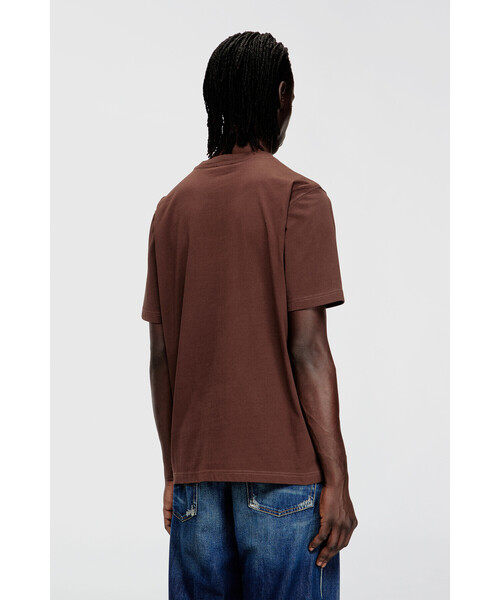 DIESEL(ディーゼル)の「メンズ Tシャツ T-ADJUST-V5(Tシャツ/カットソー・メンズ・ブラウン/ホワイト・MEDIUM/X-SMALL/SMALL/LARGE/XXX-LARGE/X-LARGE/XX-LARGE)」の5枚目の写真