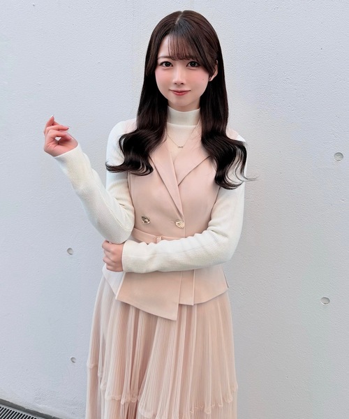 NOMAE（ノーマエ）の「テーラードジレドッキングワンピース