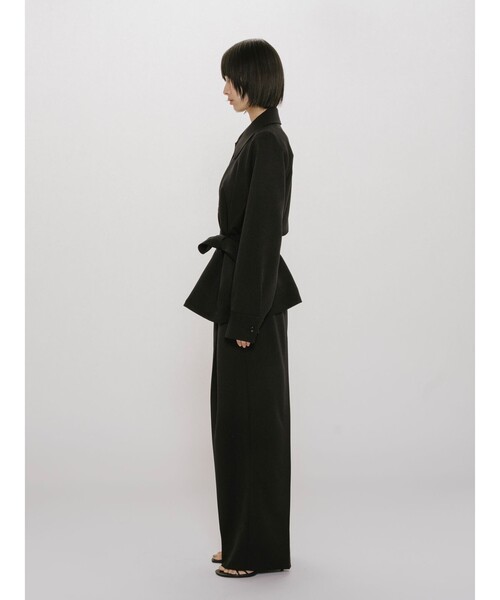 MIDIUMISOLID(ミディウミソリッド)の「MIDIUMISOLID for Ladies ステンカラーシャツジャケット(シャツ/ブラウス・レディース・ネイビー/ブラック/ブラウン・FREE)」の14枚目の写真