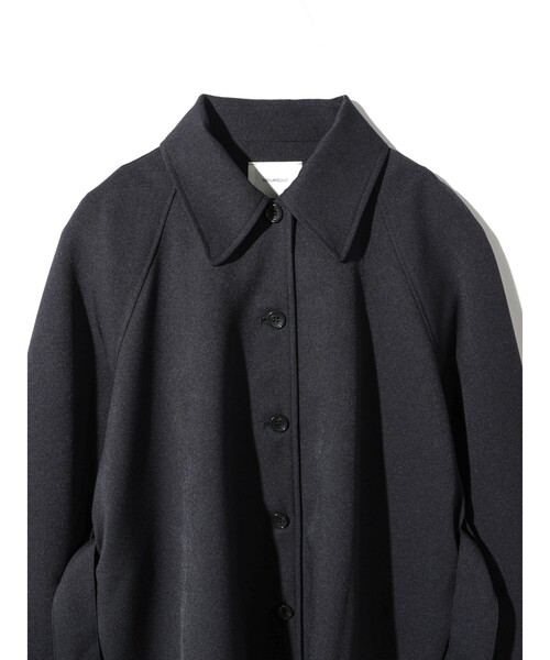 MIDIUMISOLID(ミディウミソリッド)の「MIDIUMISOLID for Ladies ステンカラーシャツジャケット(シャツ/ブラウス・レディース・ネイビー/ブラック/ブラウン・FREE)」の18枚目の写真
