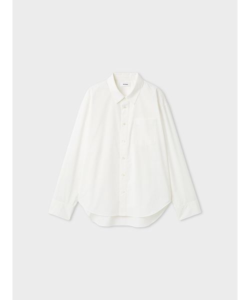 MIESROHE(ミースロエ)の「【洗える】ベーシック2WAYシャツ(シャツ/ブラウス・レディース・チェック/ホワイト/ミント・F)」の5枚目の写真