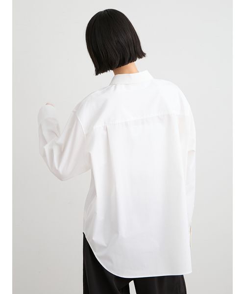 MIESROHE(ミースロエ)の「【洗える】ベーシック2WAYシャツ(シャツ/ブラウス・レディース・チェック/ホワイト/ミント・F)」の13枚目の写真