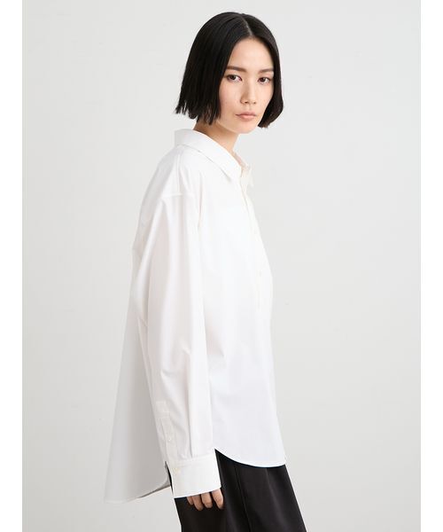 MIESROHE(ミースロエ)の「【洗える】ベーシック2WAYシャツ(シャツ/ブラウス・レディース・チェック/ホワイト/ミント・F)」の16枚目の写真
