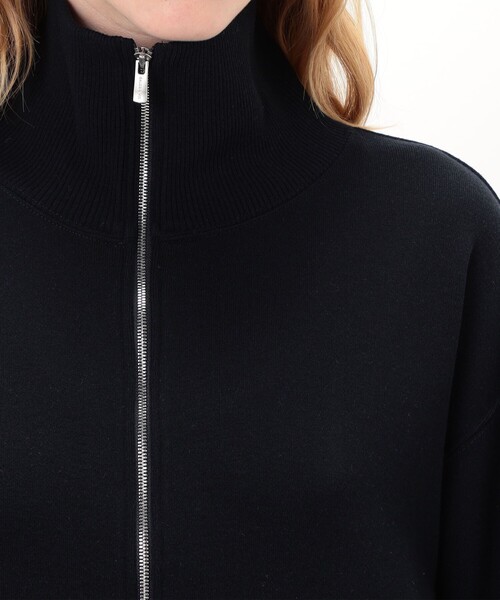 GALERIE VIE（ギャルリー ヴィー）の「コットンスピニングウール トラックジャケット（ブルゾン・レディース・カーキ/ネイビー・FREE）」の8枚目の写真