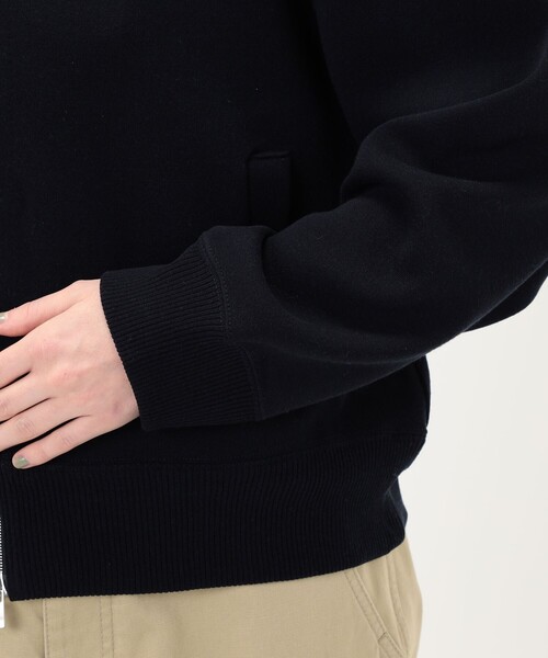 GALERIE VIE（ギャルリー ヴィー）の「コットンスピニングウール トラックジャケット（ブルゾン・レディース・カーキ/ネイビー・FREE）」の10枚目の写真