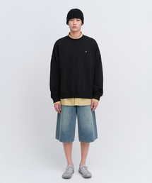UNIFORM BRIDGE（ユニフォームブリッジ）の「oversized anchor sweatshirt black（スウェット）」