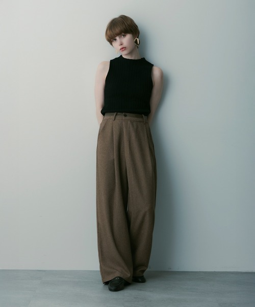 SERENO(セレーノ)の「ジップデザイン ニットトップス(ニット/セーター・レディース・ブラック/トップグレー・S)」の11枚目の写真