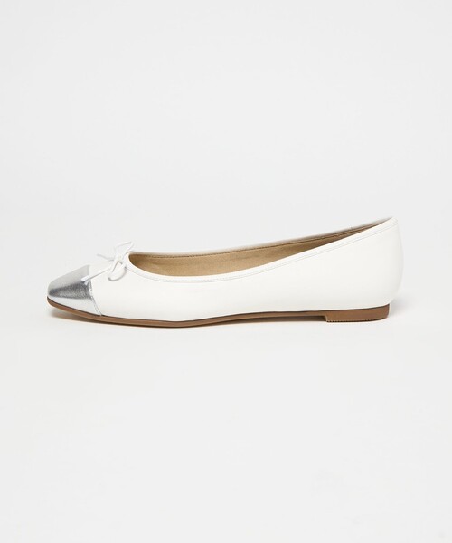 ODETTE E ODILE（オデットエオディール）の「【WEB限定】バレエコンビスクエア フラット10■↑（バレエシューズ・レディース・ブラック/シルバー/その他1/ゴールド・25cm/24.5cm/24cm/23.5cm/23cm/22.5cm/22cm）」の3枚目の写真