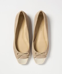 ODETTE E ODILE | 【WEB限定】バレエコンビスクエア フラット10■↑(バレエシューズ)