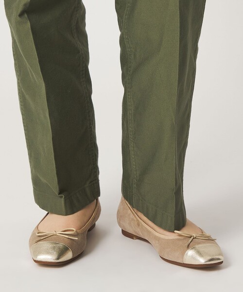 ODETTE E ODILE（オデットエオディール）の「【WEB限定】バレエコンビスクエア フラット10■↑（バレエシューズ・レディース・ブラック/シルバー/その他1/ゴールド・25cm/24.5cm/24cm/23.5cm/23cm/22.5cm/22cm）」の5枚目の写真