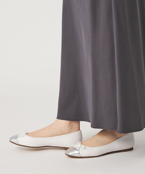 ODETTE E ODILE（オデットエオディール）の「【WEB限定】バレエコンビスクエア フラット10■↑（バレエシューズ・レディース・ブラック/シルバー/その他1/ゴールド・25cm/24.5cm/24cm/23.5cm/23cm/22.5cm/22cm）」の9枚目の写真