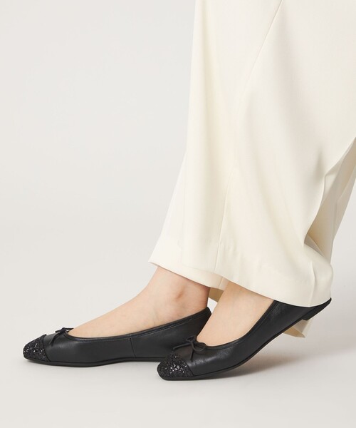 ODETTE E ODILE（オデットエオディール）の「【WEB限定】バレエコンビスクエア フラット10■↑（バレエシューズ・レディース・ブラック/シルバー/その他1/ゴールド・25cm/24.5cm/24cm/23.5cm/23cm/22.5cm/22cm）」の11枚目の写真