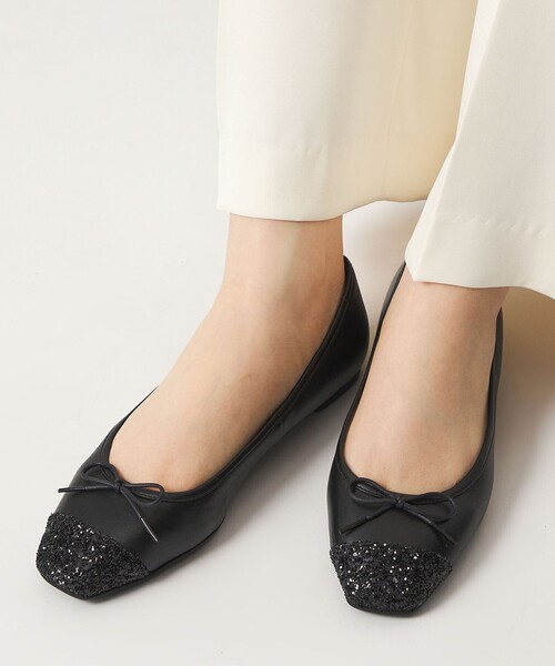 ODETTE E ODILE（オデットエオディール）の「【WEB限定】バレエコンビスクエア フラット10■↑（バレエシューズ・レディース・ブラック/シルバー/その他1/ゴールド・25cm/24.5cm/24cm/23.5cm/23cm/22.5cm/22cm）」の13枚目の写真