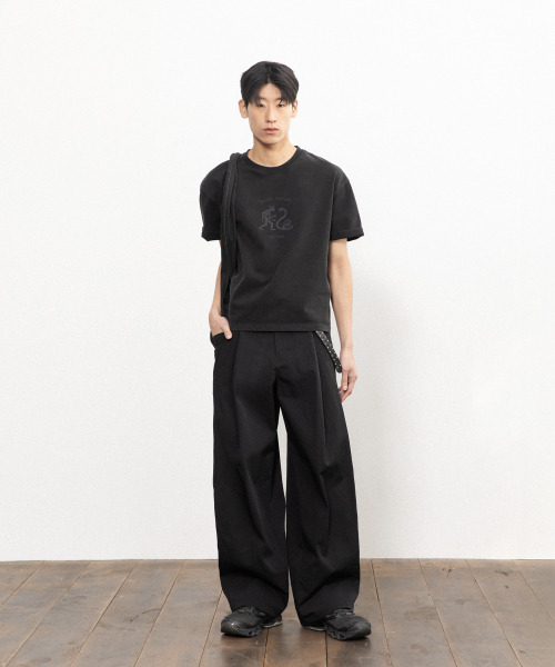 BEGIN202（ビギン202）の「ナイコマツーパンツ[ブラック]（その他パンツ・メンズ・その他・1/3/2/4）」の4枚目の写真
