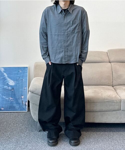 BEGIN202（ビギン202）の「ナイコマツーパンツ[ブラック]（その他パンツ・メンズ・その他・1/3/2/4）」の2枚目の写真