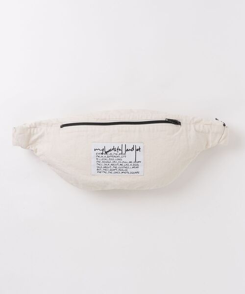 my beautiful landlet(マイビューティフルランドレット)の「【my beautiful landlet】 PIGMENT PRINT WASHED DENIM ZIP POUCH - kinari(ボディバッグ/ウエストポーチ・メンズ・キナリ・FREE)」の6枚目の写真