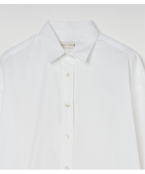 Mackintosh(マッキントッシュ)の「DINVIN SPLITTED BACK(シャツ/ブラウス・レディース・ホワイト・6)」の3枚目の写真