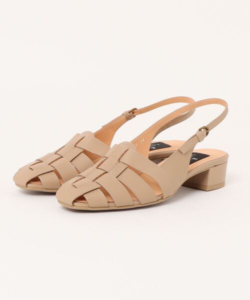 LANVIN collection（ランバン コレクション）の「フィッシャーマンバックストラップパンプス（パンプス・レディース・ベージュ/ブラック/ゴールド・24.0cm/23.5cm/23.0cm/22.5cm/24.5cm）」の2枚目の写真